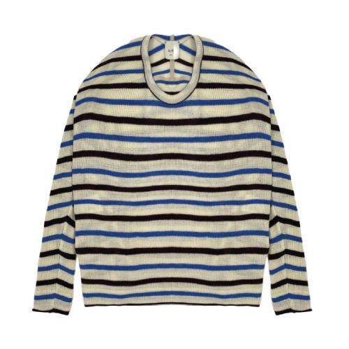 alysi stripes tricot frau strickjacke 151408