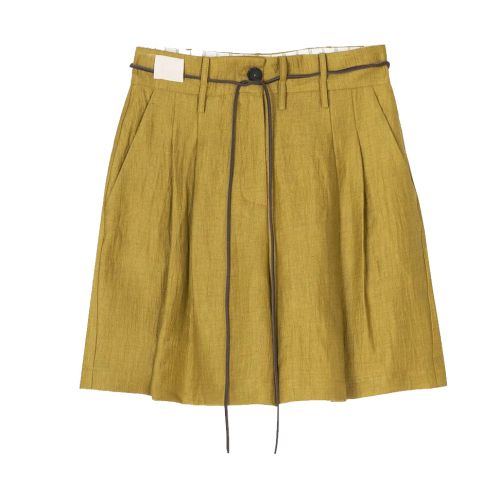 Alysi shorts Raw linen donna 102173