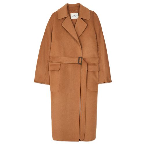 Ottod'Ame Cappotto donna in misto lana con cintura con fibbia DG5706.CA