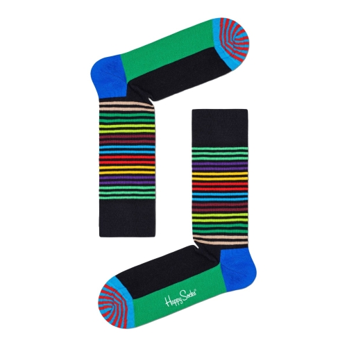 happy socks half stripe sock uomo calze HAS01