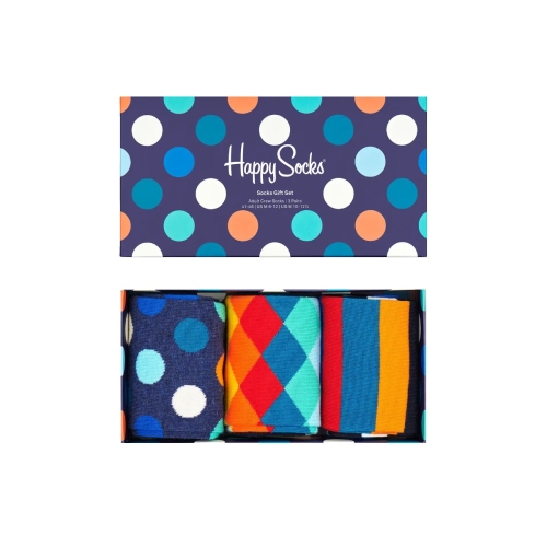 happy socks classic multi-color socks gift set xmix08-6000