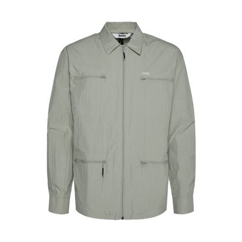 Rains capospalla woven shirt unisex 18690-grigio-XL